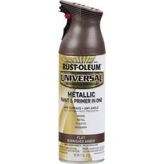 Rust-Oleum Universal 11oz Metal Paint Flat Burnished Amber
