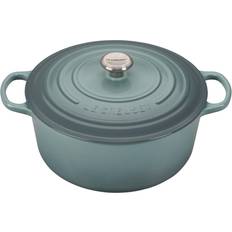 Le Creuset Sea Salt Signature with lid 12.6 "