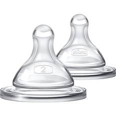 Chicco Duo 2-Pack Stage 2 Medium Flow (3m Baby Bottle Nipples