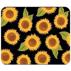 Mouse Pads Essentials Sunflowers Mouse Pad, Black/Yellow OP-MH-A02-79