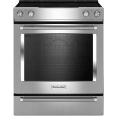 Electric Ovens - Self Cleaning Ceramic Ranges KitchenAid KSEG700ESS Stainless Steel