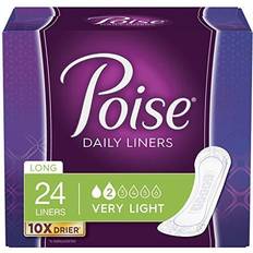 Pantiliners Poise Daily Liners Very Light Long 24-pack