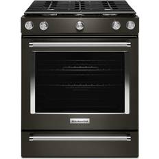 KitchenAid SteamClean Gas Ranges KitchenAid 30-Inch 5-Burner Slide-In