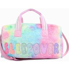 OMG Accessories Gwen Tie Dye Faux Fur Rainbow Mini Backpack, Size One size, Bubble Gum