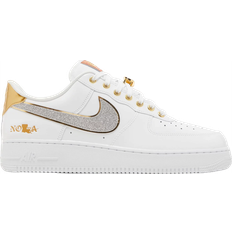 Nike Kids' Air Force 1 Lv8 Leather Sneakers In White/aura/light Madder Root