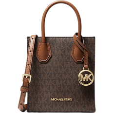 Michael Kors, Bags, Michael Kors Mirella Small Shoppercrossbody Bag  Luggage Brown Canvas
