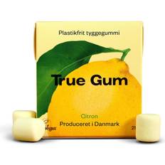 Zuckerfrei Kaugummis True Gum Plastfritt Lemon