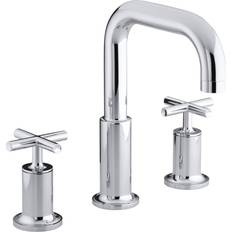 Kohler Deck-Mount Bath Faucet Cross Handles Gray