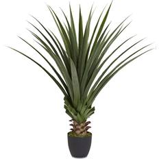 Garden & Outdoor Environment Nearly Natural 4Ft Potted Spiked Agave Plant By
