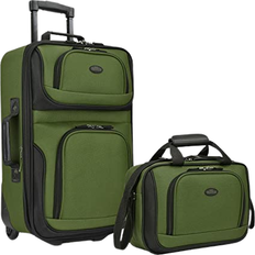 Weich Koffer-Sets U.S. Traveler Rio Rugged Expandable Carry-On Luggage - Set of 2