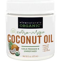 Jars Body Oils Viva Naturals Organic Coconut Oil 16fl oz