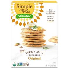 Simple Mills Organic Seed Flour Crackers Original 4.25