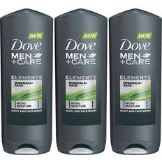DOVE MEN + CARE Post-Workout Body Wash 3N1 Revive 4 Count For Men With Tea  Tree Oil, 18 oz