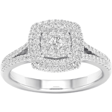 Adjustable Size Jewelry Kay Engagement Ring - White Gold/Diamonds