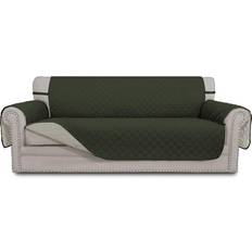 Reversible Loose Sofa Cover White, Black, Orange, Red, Pink, Purple, Blue, Green, Gray, Beige, Brown (27.9x27.9)