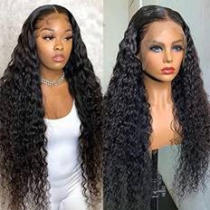 Real Hair Wigs QinMei Lace Front Hair Wig 30 inch