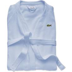 Lacoste White Sleepwear Lacoste Logo Patch Pique Bath Robe