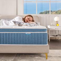 Queen Mattresses Rimensy 10 Inch Hybrid Gel Memory Queen