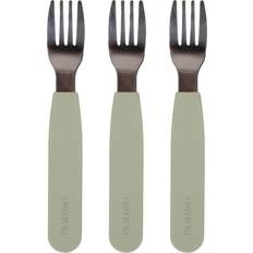 Filibabba Silicone Forks 3-pack Green