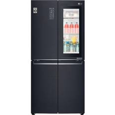 LG Freistehende Gefriergeräte - Kühlschrank über Gefrierschrank Gefrierschränke LG Køleskab/fryser 321liter Klasse E Schwarz