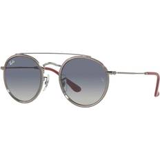 Ray-Ban Junior Round Double Bridge Gunmetal Frame