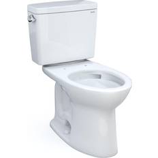 Toilets Toto Drake 1.6 GPF Elongated Bowl, 17-3/16"W x 28-3/8"D x 30-1/8"H,10" Rough In, Cotton