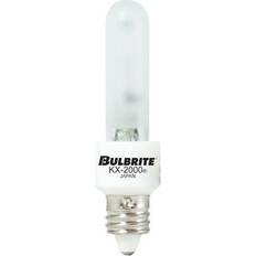 Bulbrite KX-2000 20-Watt T3 Krypton/Xenon Light Bulb with Mini-Candelabra Screw (E11) Base, Frost, 2700K (2-Pack)