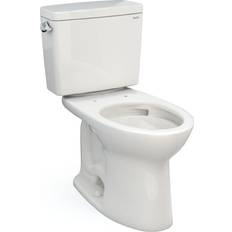 Toilets Toto Drake 1.28 GPF Elongated Bowl Toilet, 17-3/16"Wx28-3/8"Dx30-1/8"H, Colonial White