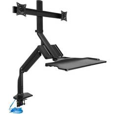 Computer monitor mount Adjustable Dual-Monitor Mount, Up