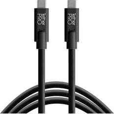 Tether Tools USB-C to USB-C Cable, 15', Black #CUC15-BLK