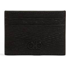 Ferragamo Revival Leather Card Case Nero/Dark Rain Nero/ Dark Rain