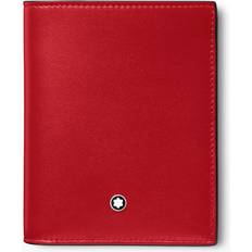 Montblanc Meisterstück Leather Compact Bifold Wallet - Coral