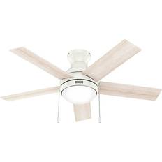 Floor Fans Hunter Aren Fresh White 44-Inch Low Profile Kit