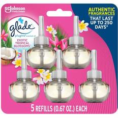 Car Air Fresheners Glade PlugIns Scented Oil Air Freshener Exotic Tropical Blossoms Refill