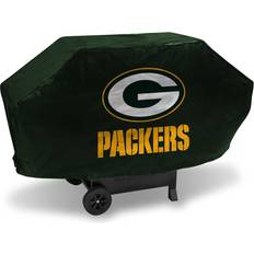 BBQ Accessories Rico Industries Green Bay Packers Green Deluxe Grill Cover Deluxe Vinyl Grill Cover Wide/Heavy