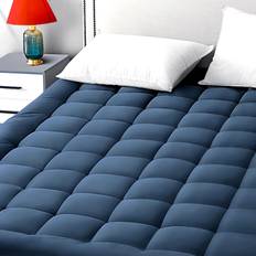 King Mattress Covers Easeland Quilted Mattress Cover Gray, Blue, White (203.2x198.1)