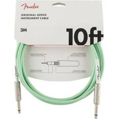 Cables Fender Original Series Straight To Straight Instrument Cable 10 Surf Green