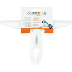 White Shower Squeegees Casabella Clip-On Silicone Squeegee
