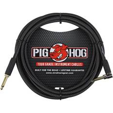 Cables Hog Vintage 10' 1/4"-1/4" RA Connector, Black