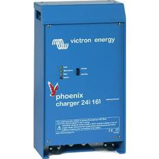 Victron Energy Phoenix Battery Charger, 24V/16A (2 1) 120-240V, Blue, Aluminum
