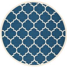 Safavieh 6'7" Round Courtyard Alyssa Blue, Beige