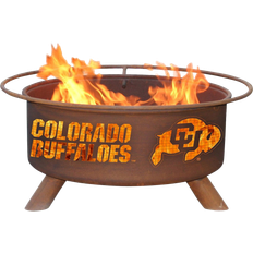 Fire Pits & Fire Baskets Colorado State 18 Round Steel Wood Burning Fire Pit