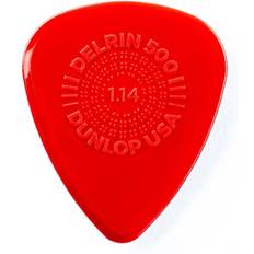 Picks Dunlop 450P114 Prime Grip Delrin 500 Guitar Picks 1.14mm 12-pack