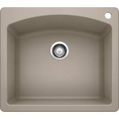 Granite Kitchen Sinks Blanco Diamond 25" Single Bowl Drop In