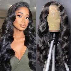 YELHADU Body Wave Lace Front Wigs Human Hair Pre Plucked 13x4 HD Lace  Frontal Wigs Human