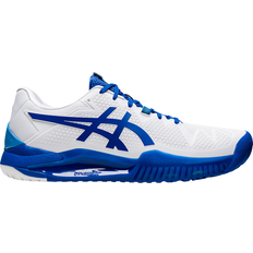 Asics Men Racket Sport Shoes Asics Gel-Resolution 8 M - White/Tuna Blue