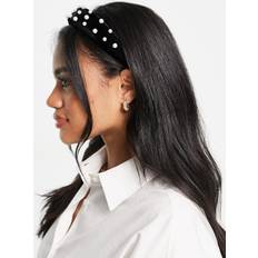 Schwarz Haarreif & Haarband Revolution Haircare Pearl Velvet Headband