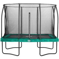 Trampoline Salta 10ft x 7ft Green Rectangular Comfort Edition Trampoline with Enclosure