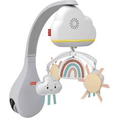 Grau Mobiles Fisher Price Rainbow Showers Bassinet To Bedside Mobile