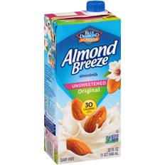 Milk & Plant-Based Beverages Blue Diamond Breeze Almond milk Unsweetened Original 32fl oz